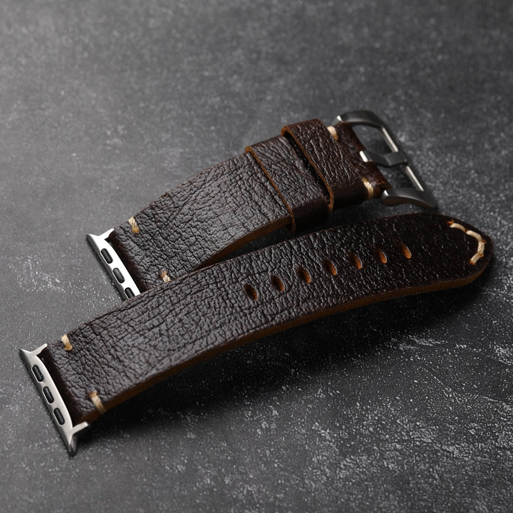 Vintage kožený řemínek Marwell pro Apple Watch | Lersk