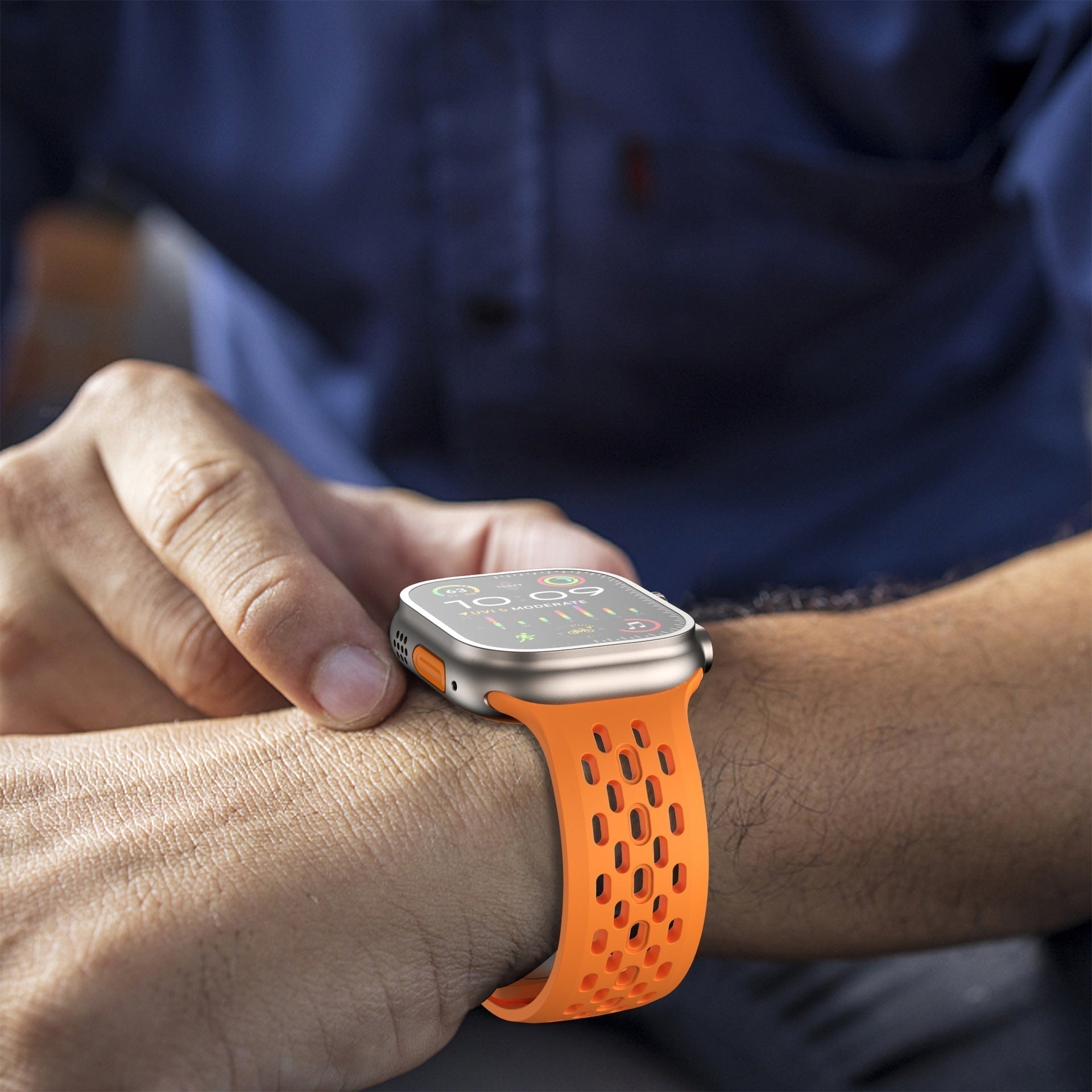 Pulseira Respirável AeroFlex em Borracha FKM para Apple Watch | Lersk