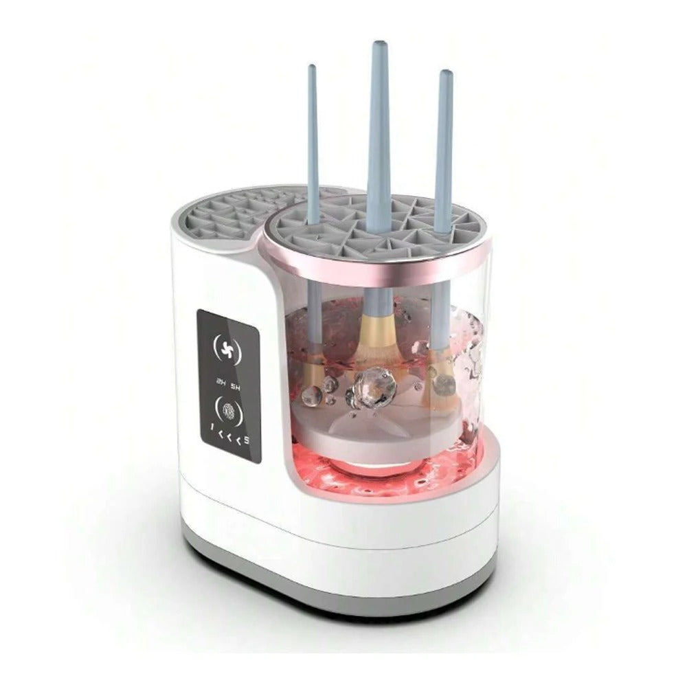 AstraGlow Pro Akumulatorowy Elektryczny Czyścik do Pędzli do Makijażu | Lersk