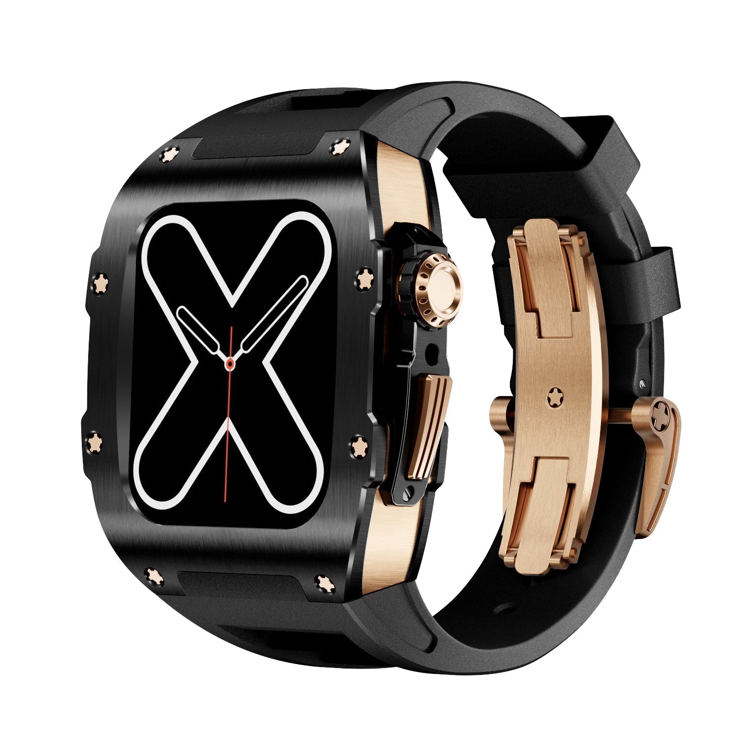 Pouzdro Vastro 9009 Series černé a zlaté pro Apple Watch | Lersk
