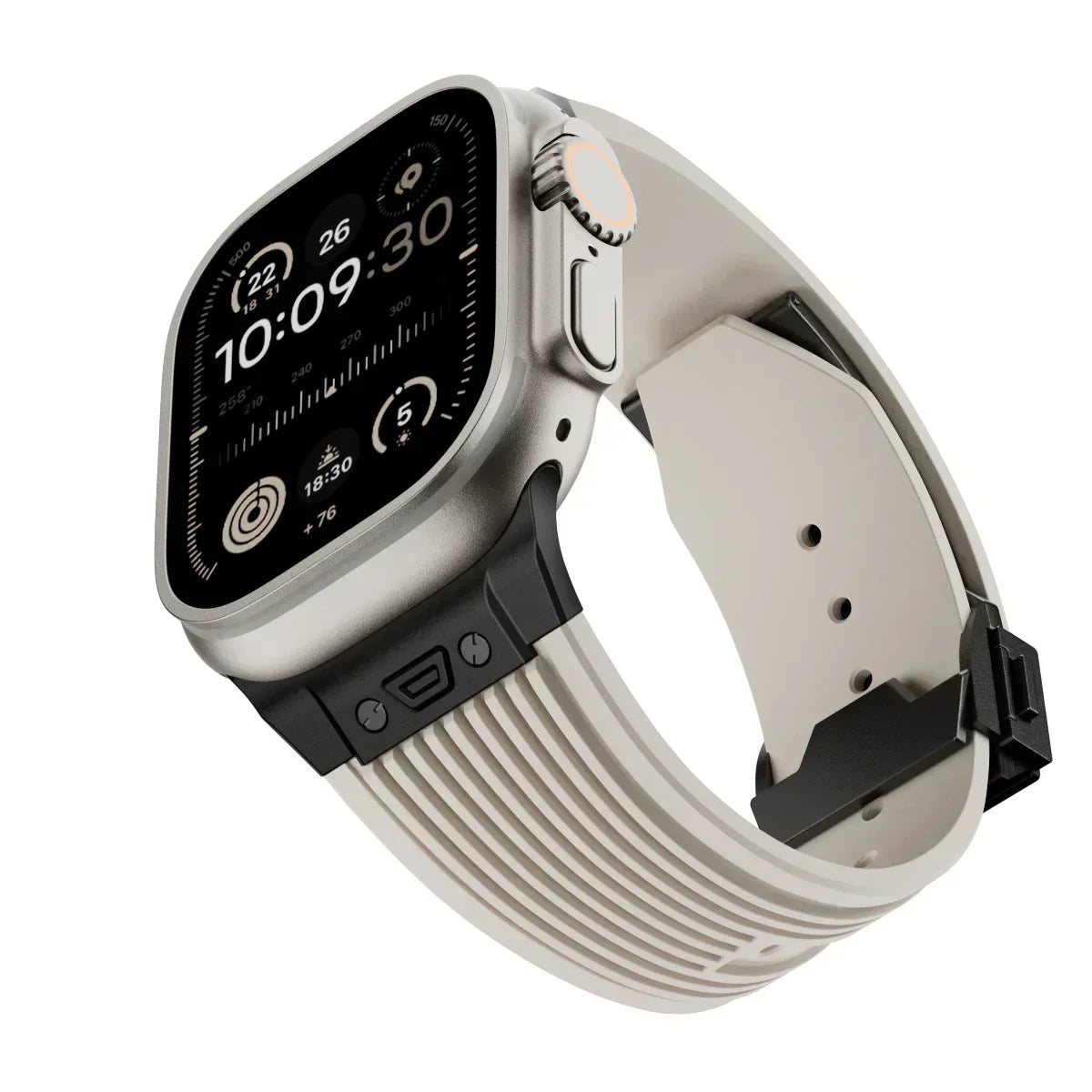 Pásek NovaFlex ze silikonu pro Apple Watch modely 42 až 49 mm | Lersk