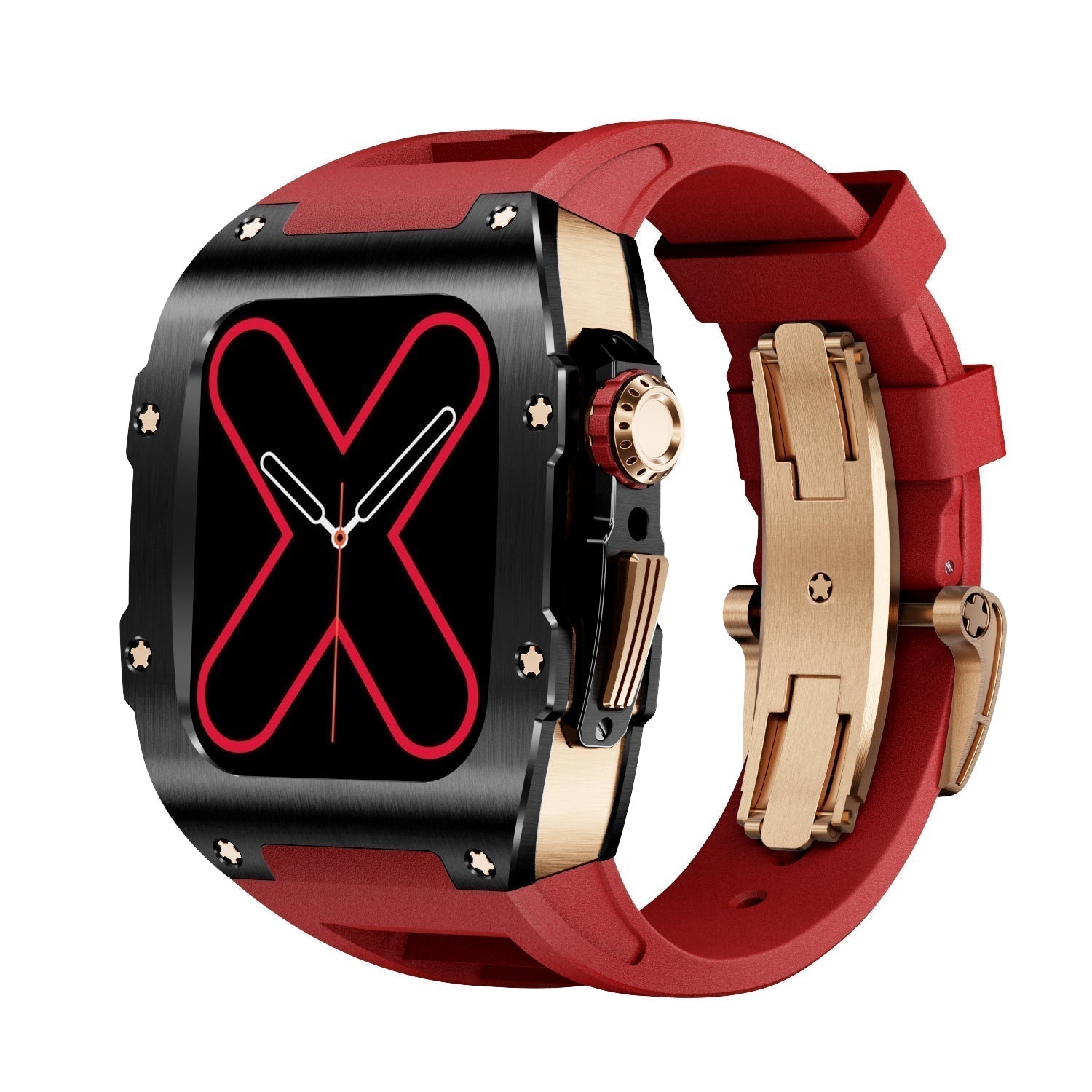 Pouzdro Vastro 9009 Series černé a zlaté pro Apple Watch | Lersk