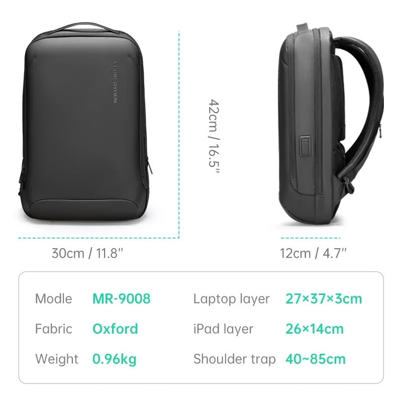 Minimalist Laptop Backpack With Protective Shell For Pros | Lersk