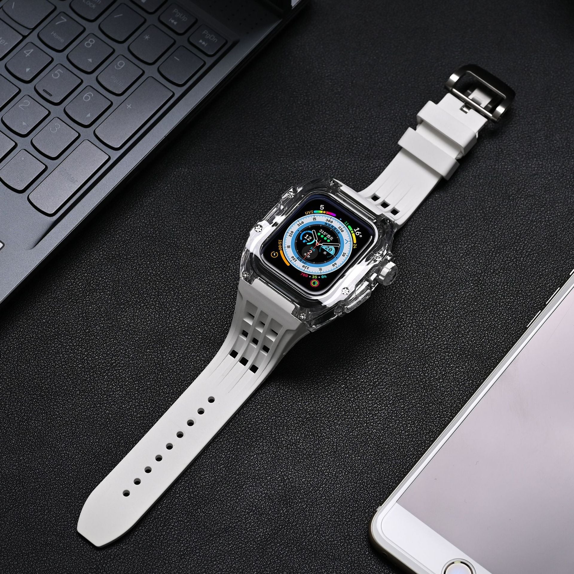 GlacierGuard Apple Watch Case and Fluororubber Band Kit | Lersk