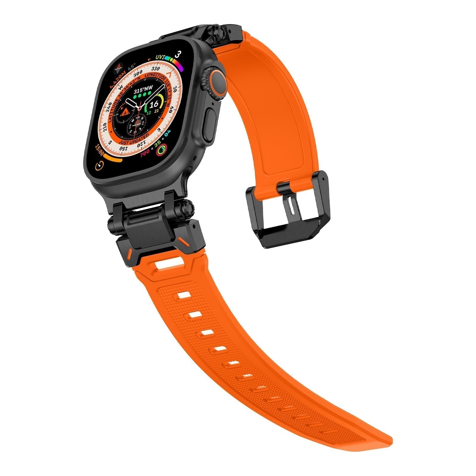 Trailborn | Tactical Fluoro Rubber Band for Apple Watch | Lersk