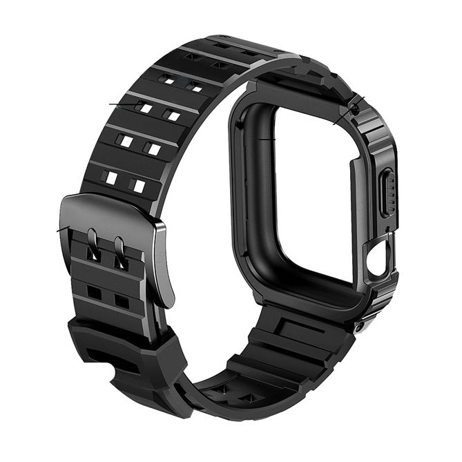 Kirrea silikoneurrem med rustfri stålkasse til Apple Watch | Lersk