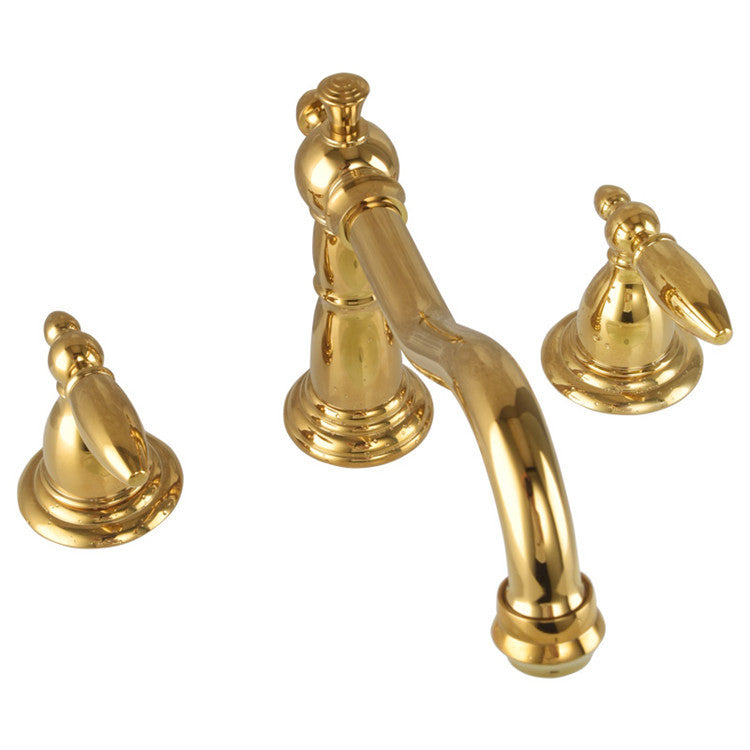 Marcelli Vintage Brass Double-Handle Bathroom Faucet for 3-Hole Sink | Lersk