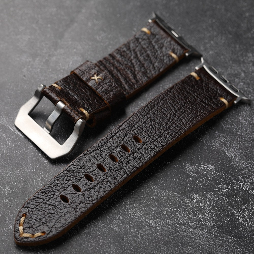 Vintage kožený řemínek Marwell pro Apple Watch | Lersk