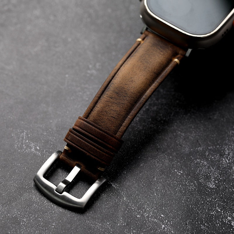 Cinturino in pelle italiana artigianale Vellaro per Apple Watch | Lersk