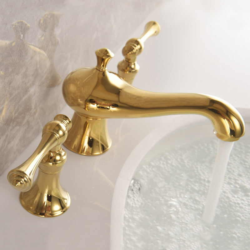 Haverly Antique Three-Hole Widespread Bathroom Faucet | Lersk