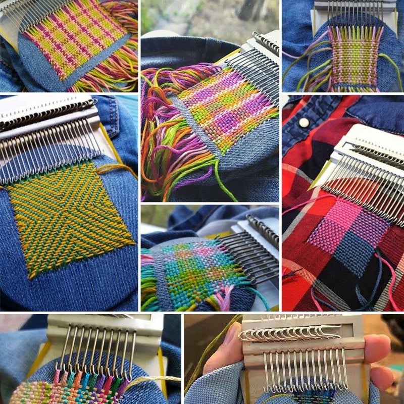 Essential Darning Weaving Loom Kit For Household Sewing And Delicate Repairs Everyday | Lersk