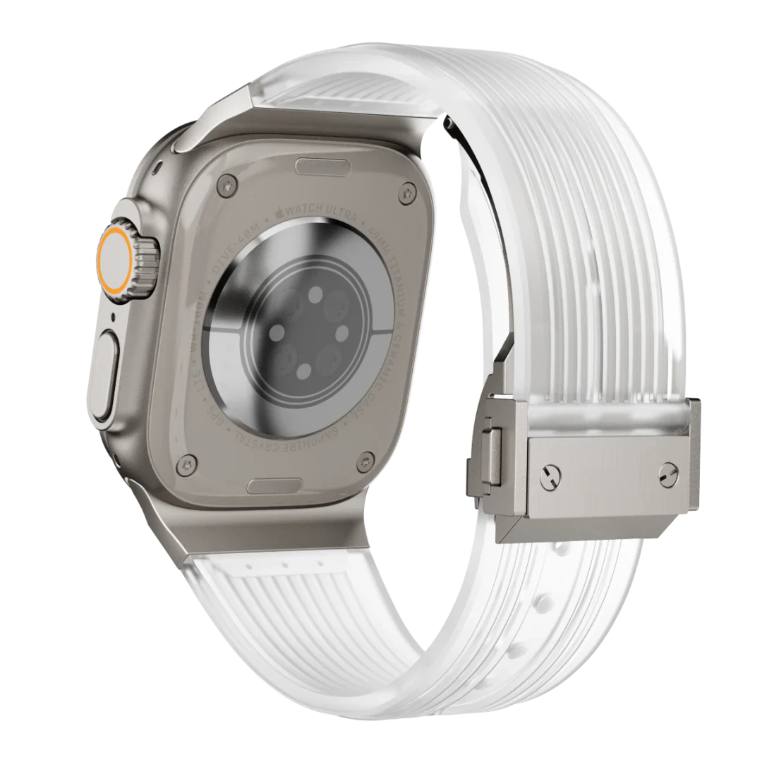Avenza | Clear Silicone Band For Apple Watch | Lersk