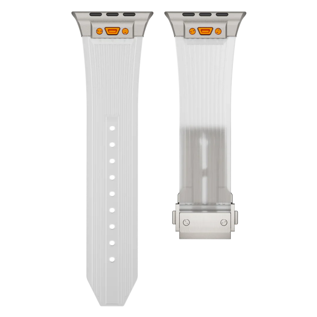 Avenza | Clear Silicone Band For Apple Watch | Lersk