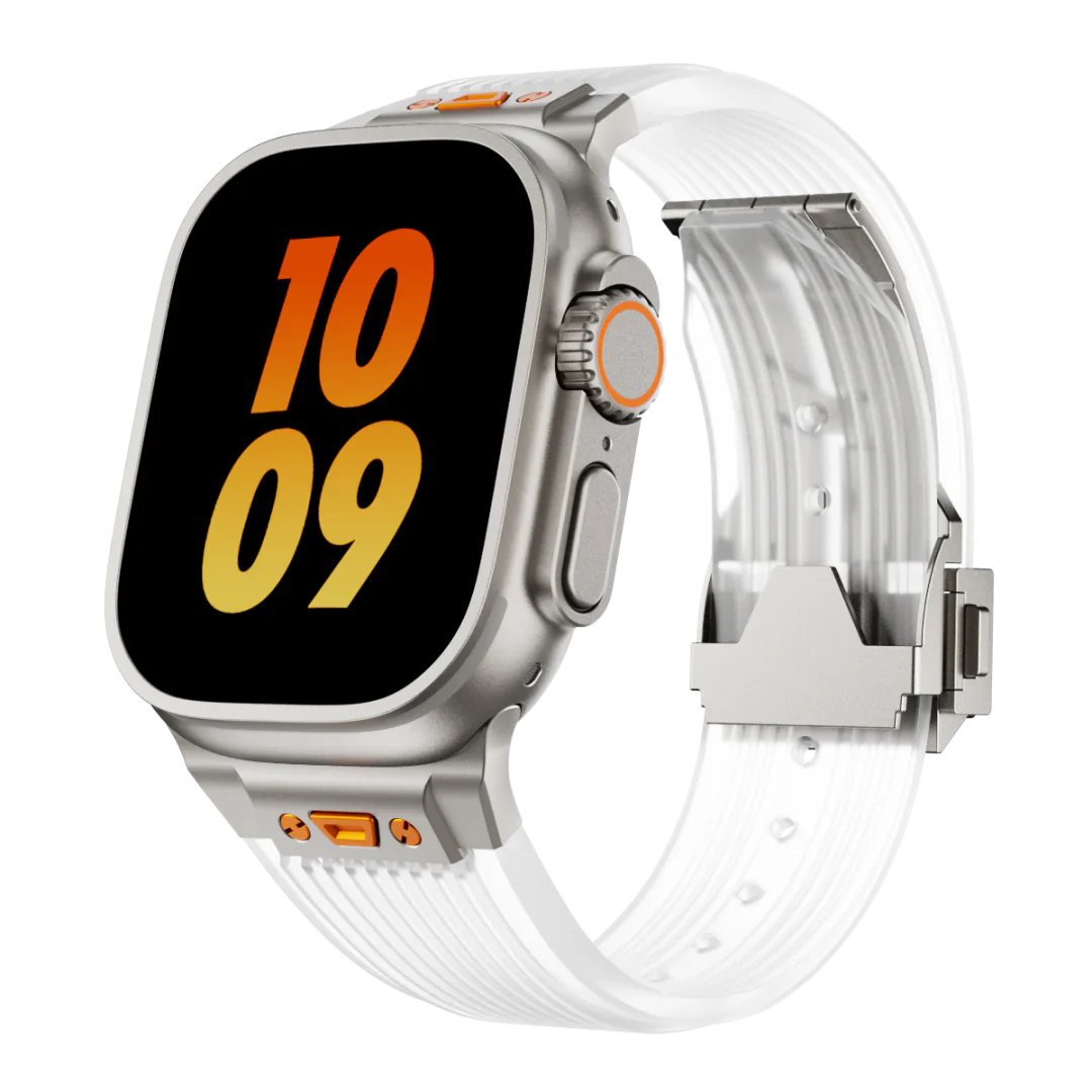 Avenza | Clear Silicone Band For Apple Watch | Lersk