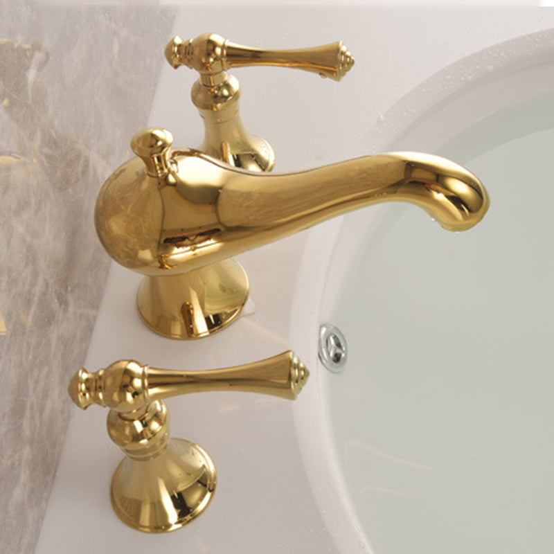Haverly Antique Three-Hole Widespread Bathroom Faucet | Lersk
