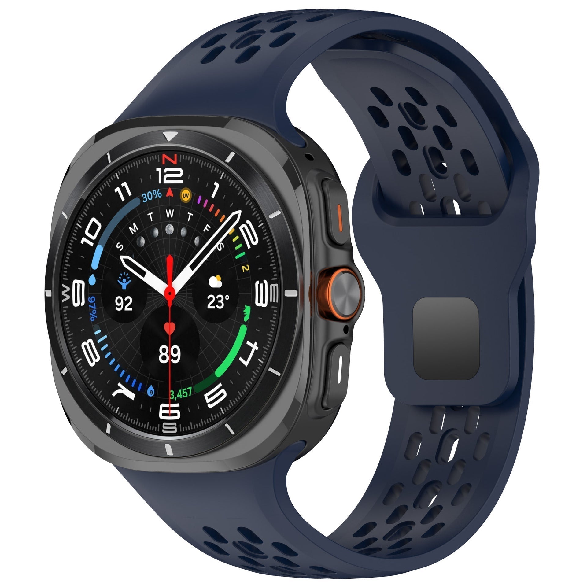 Kirrea Prodyšný silikonový sportovní řemínek pro Galaxy Watch 7 Ultra 47mm | Lersk