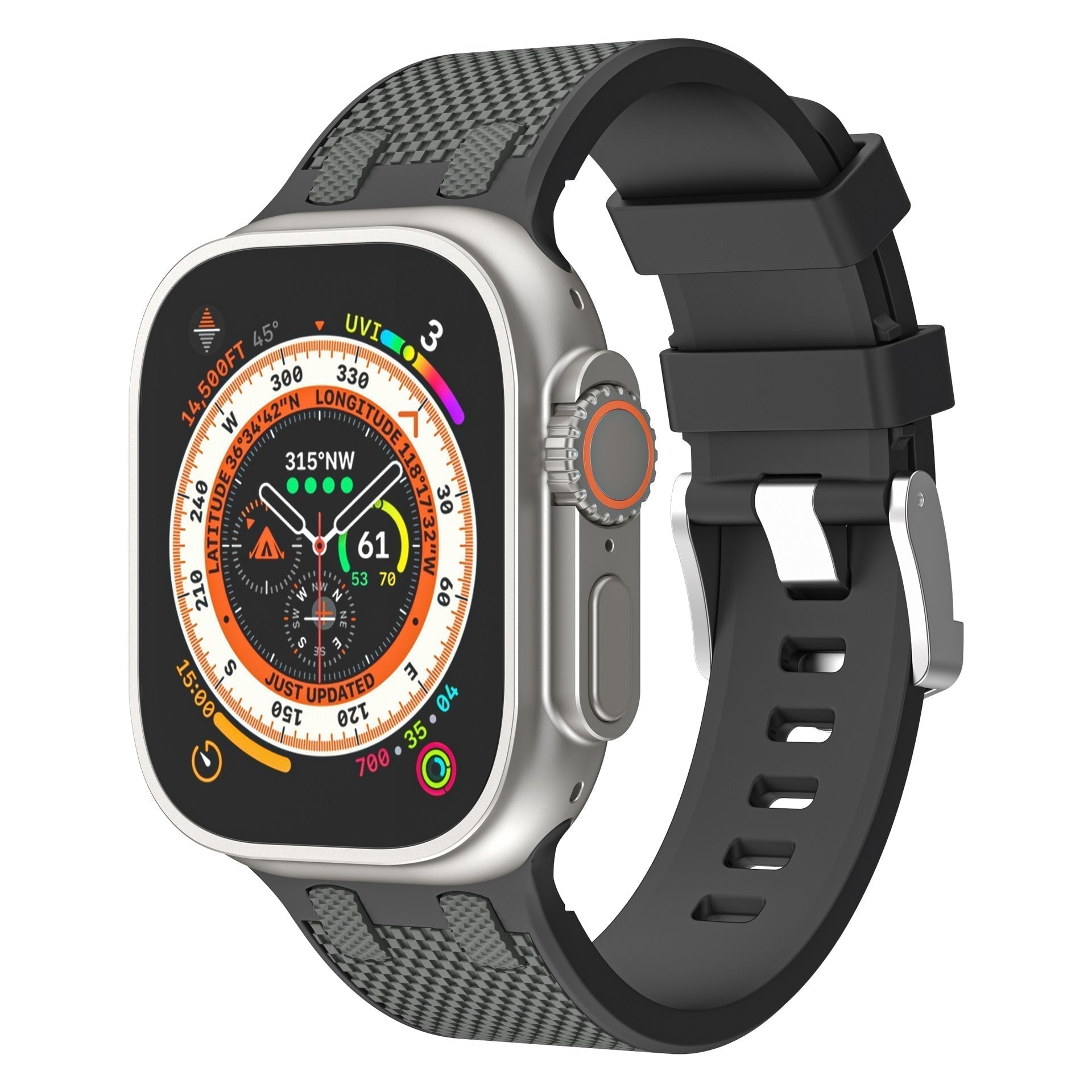 Kivra dvoubarevný silikonový řemínek pro Apple Watch | Lersk