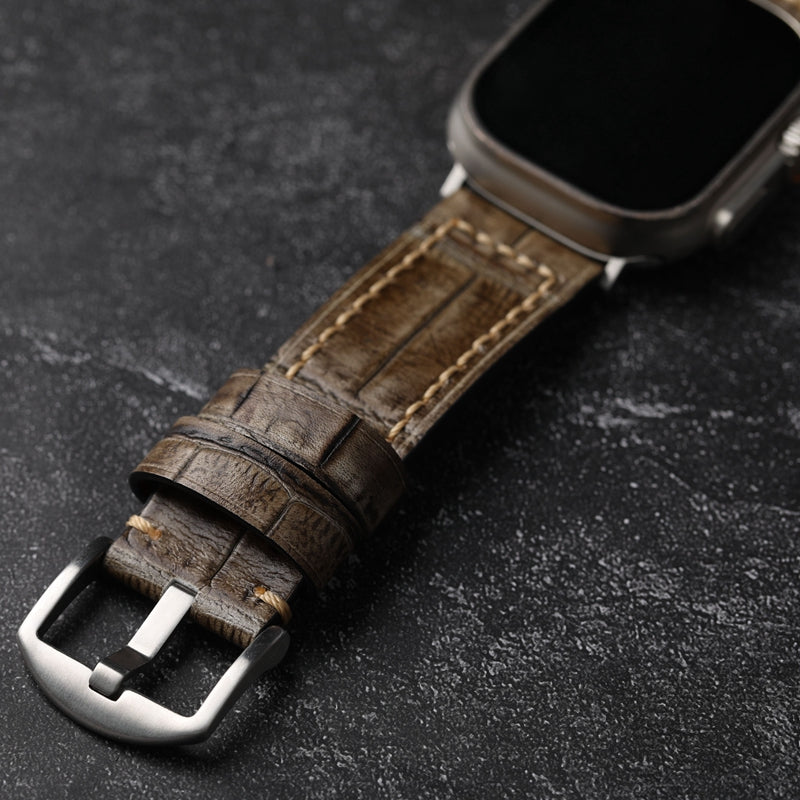 Handcrafted Top-Grain Cowhide Leather Strap For Apple Watch | Lersk