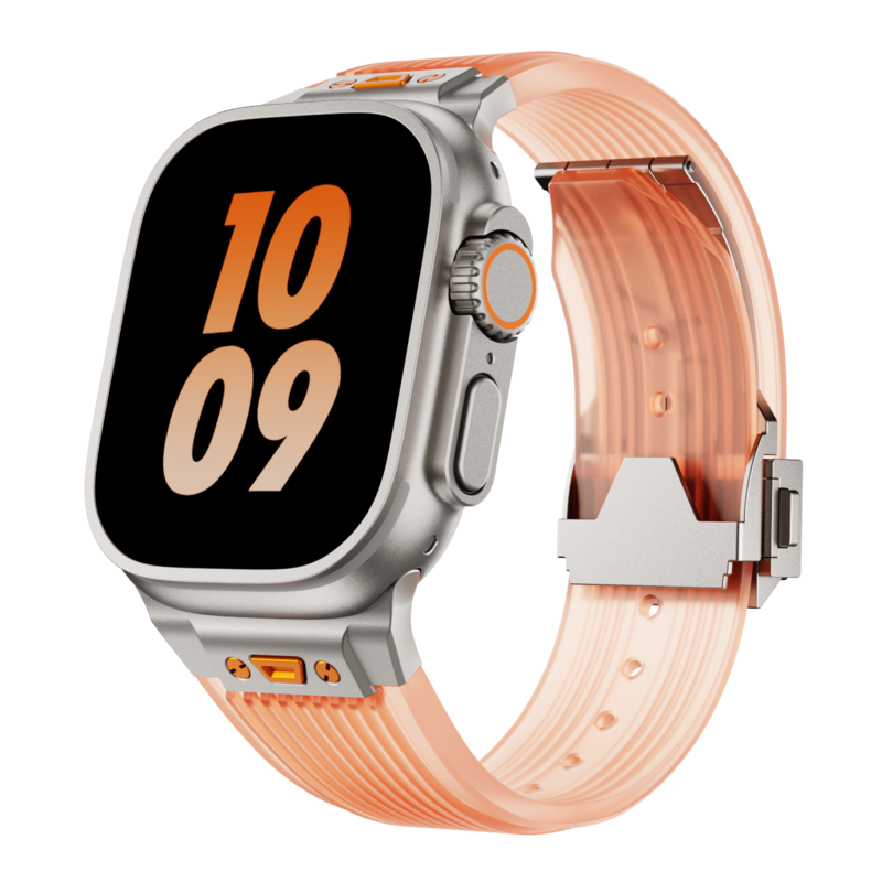 Avela Klar Silikonerem Til Apple Watch | Lersk