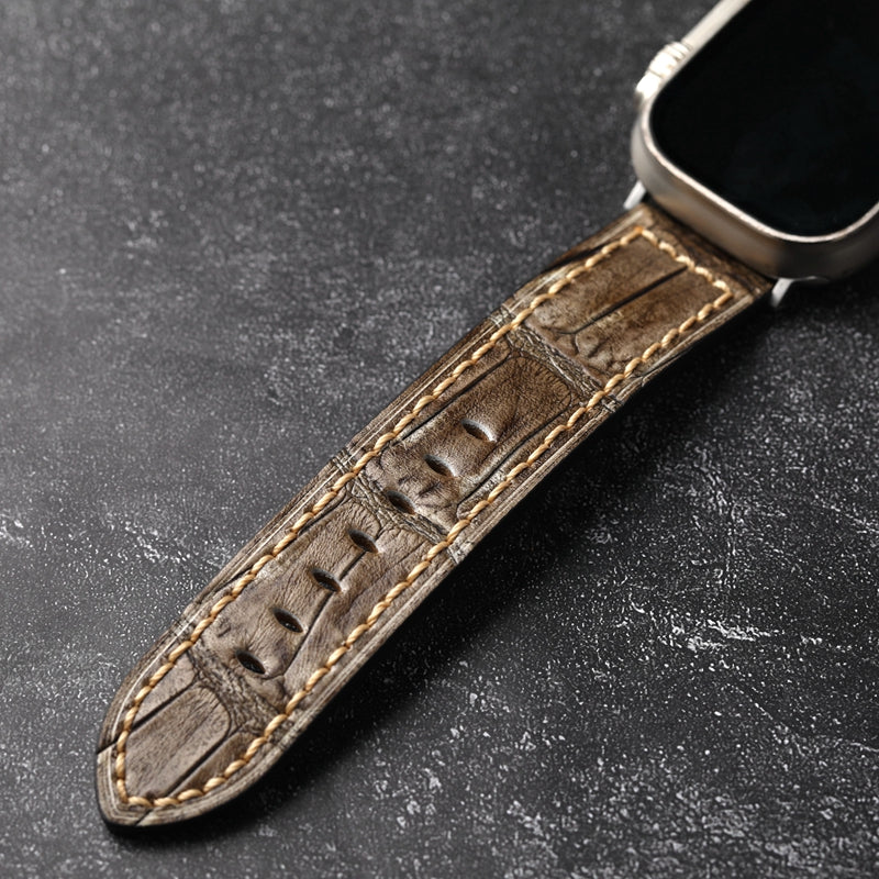 Handcrafted Top-Grain Cowhide Leather Strap For Apple Watch | Lersk