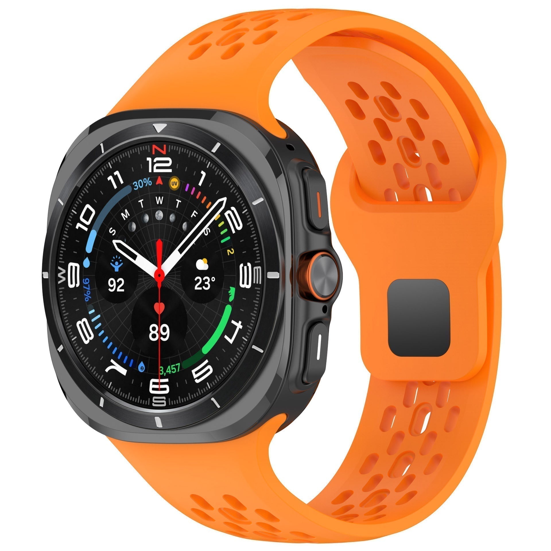 Kirrea Prodyšný silikonový sportovní řemínek pro Galaxy Watch 7 Ultra 47mm | Lersk
