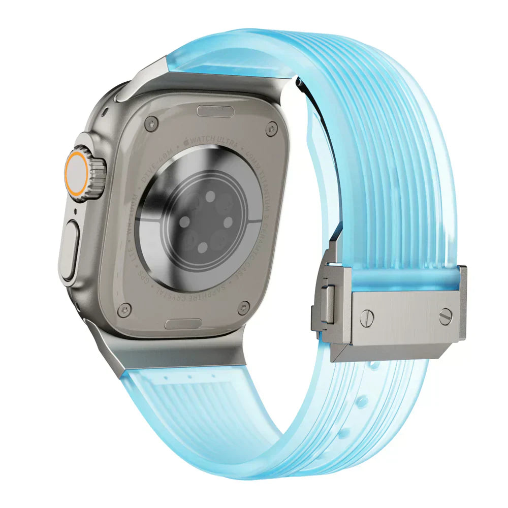 LumaFlex Klar Silikone Rem til Apple Watch Everyday | Lersk