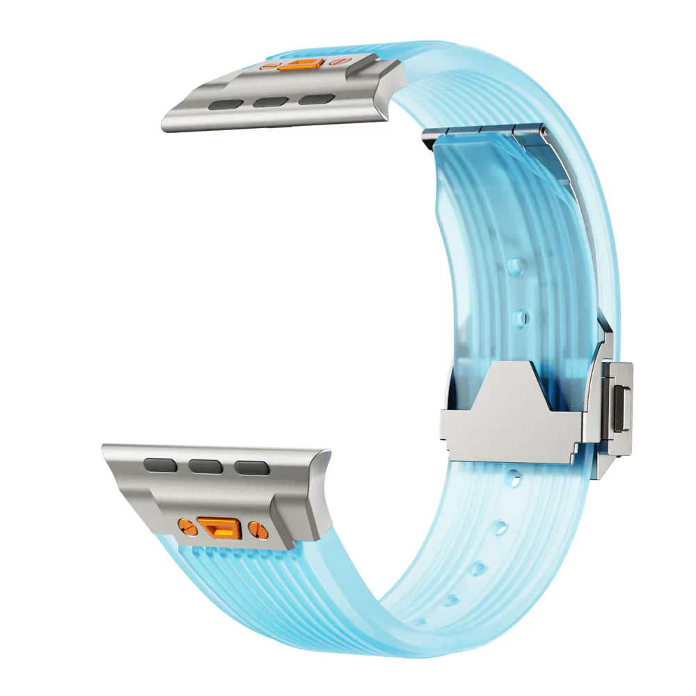 LumaFlex Klar Silikone Rem til Apple Watch Everyday | Lersk