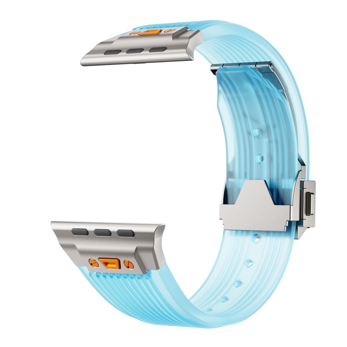 Avela Klar Silikonerem Til Apple Watch | Lersk