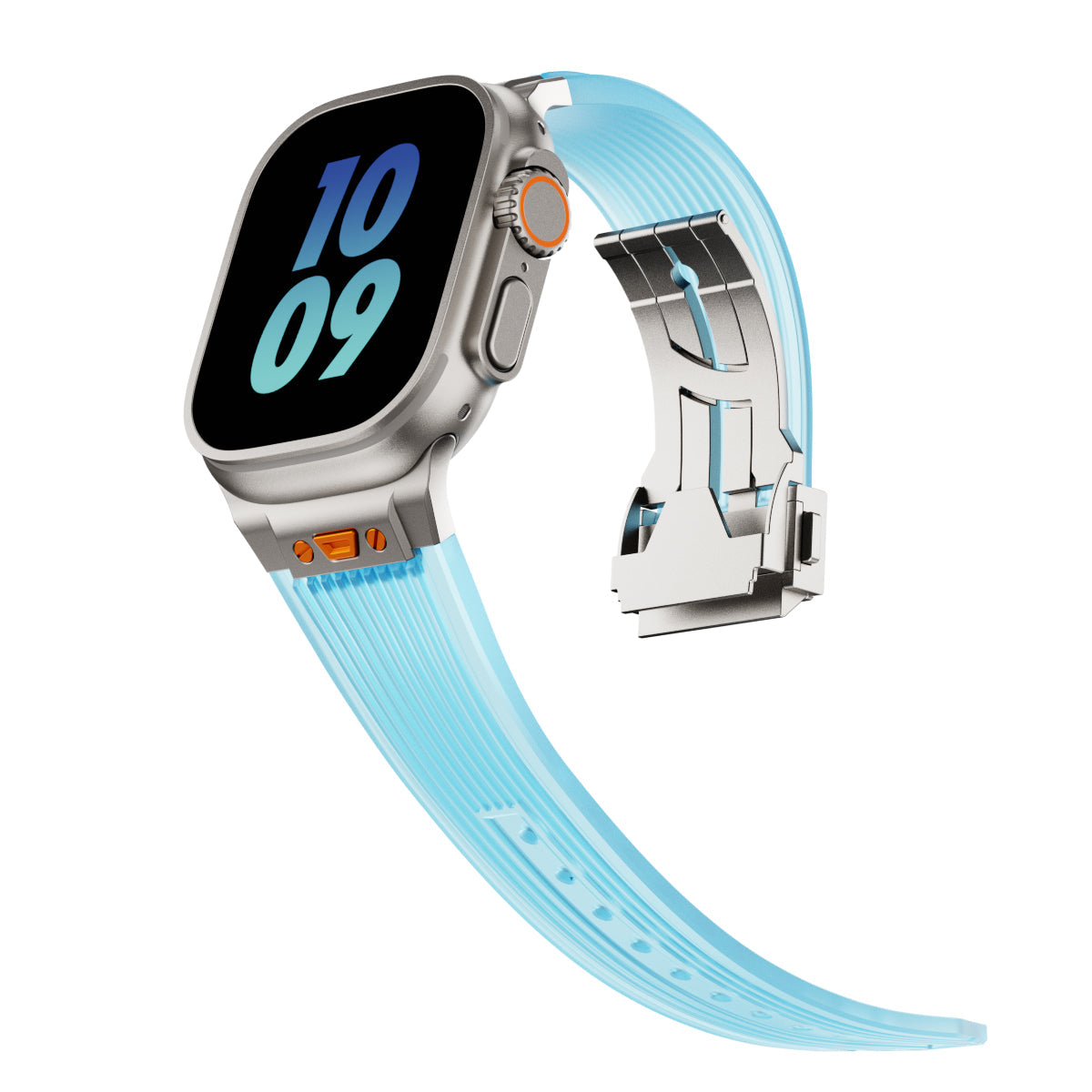 Avela Klar Silikonerem Til Apple Watch | Lersk