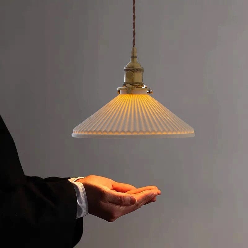 Liora | Białe ceramiczne lampy wiszące | Lersk