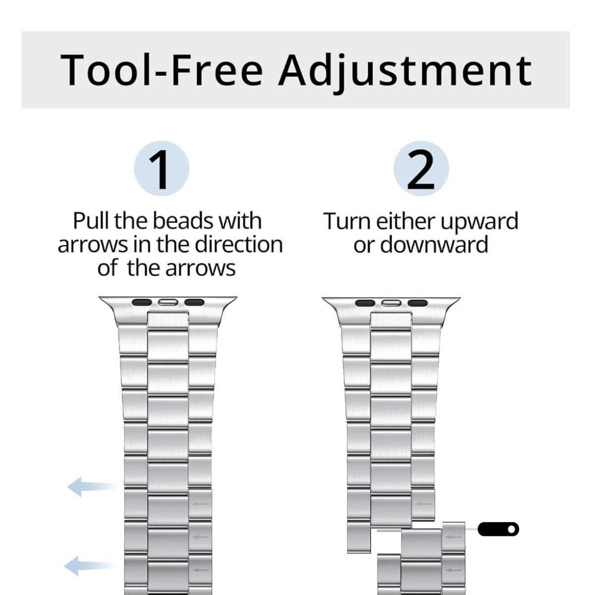 Kirrea Stainless Steel Watch Band Compatible With Apple Watch | Lersk