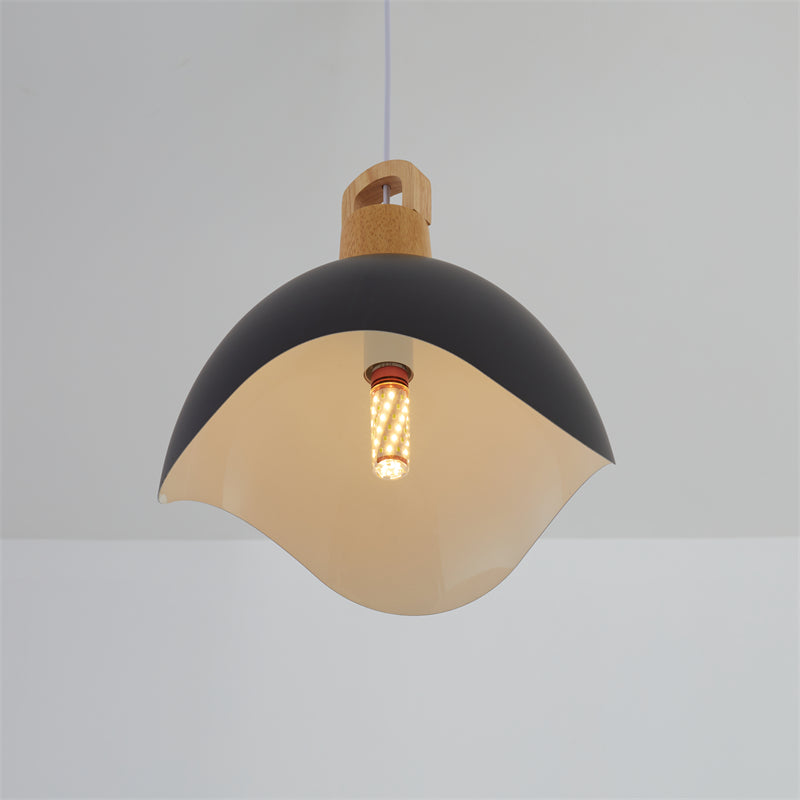Noctara Vintage Pendant Light in Black Matte Metal | Lersk