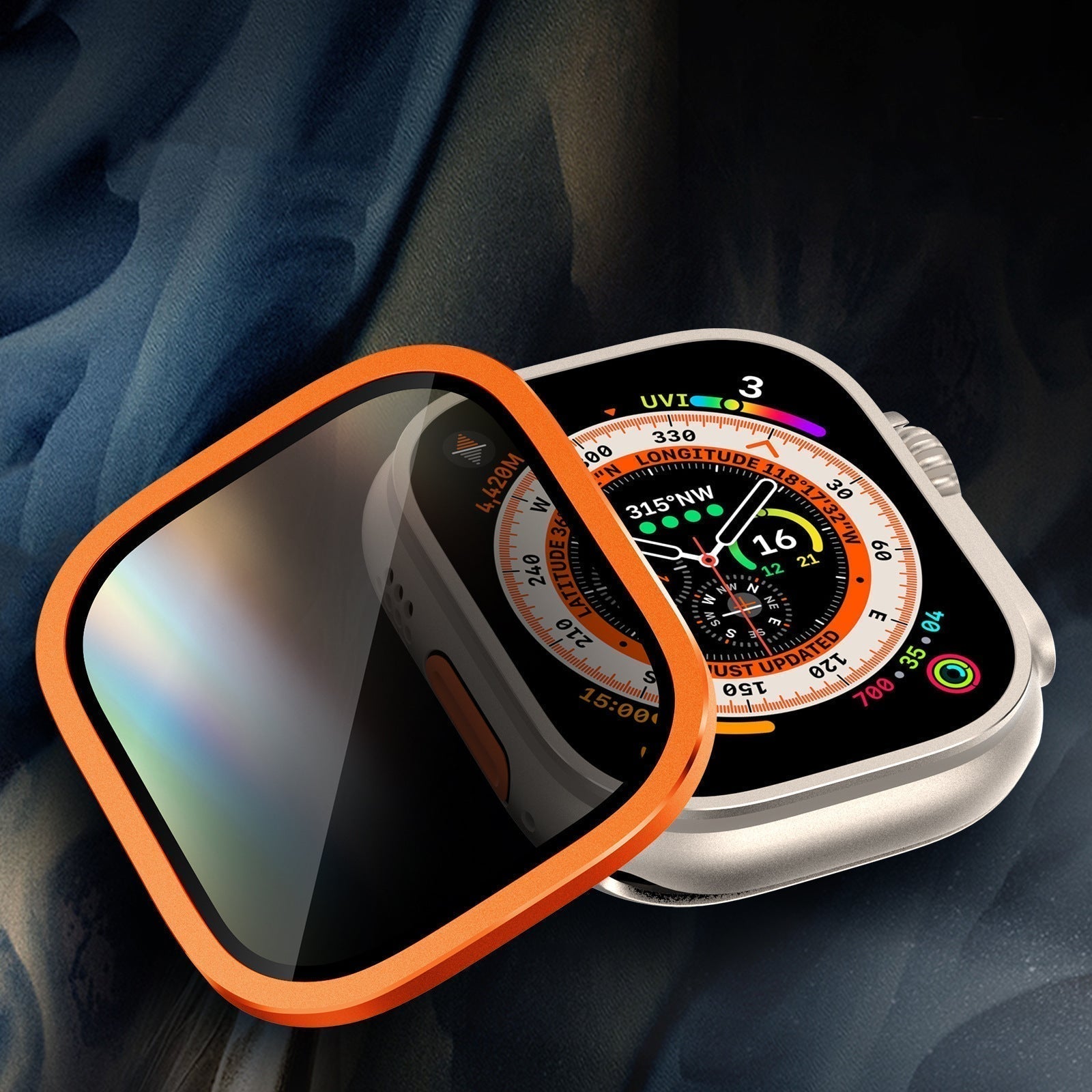 TitanaShield titanium beskyttelsesfilm til Apple Watch Ultra og Ultra 2 | Lersk