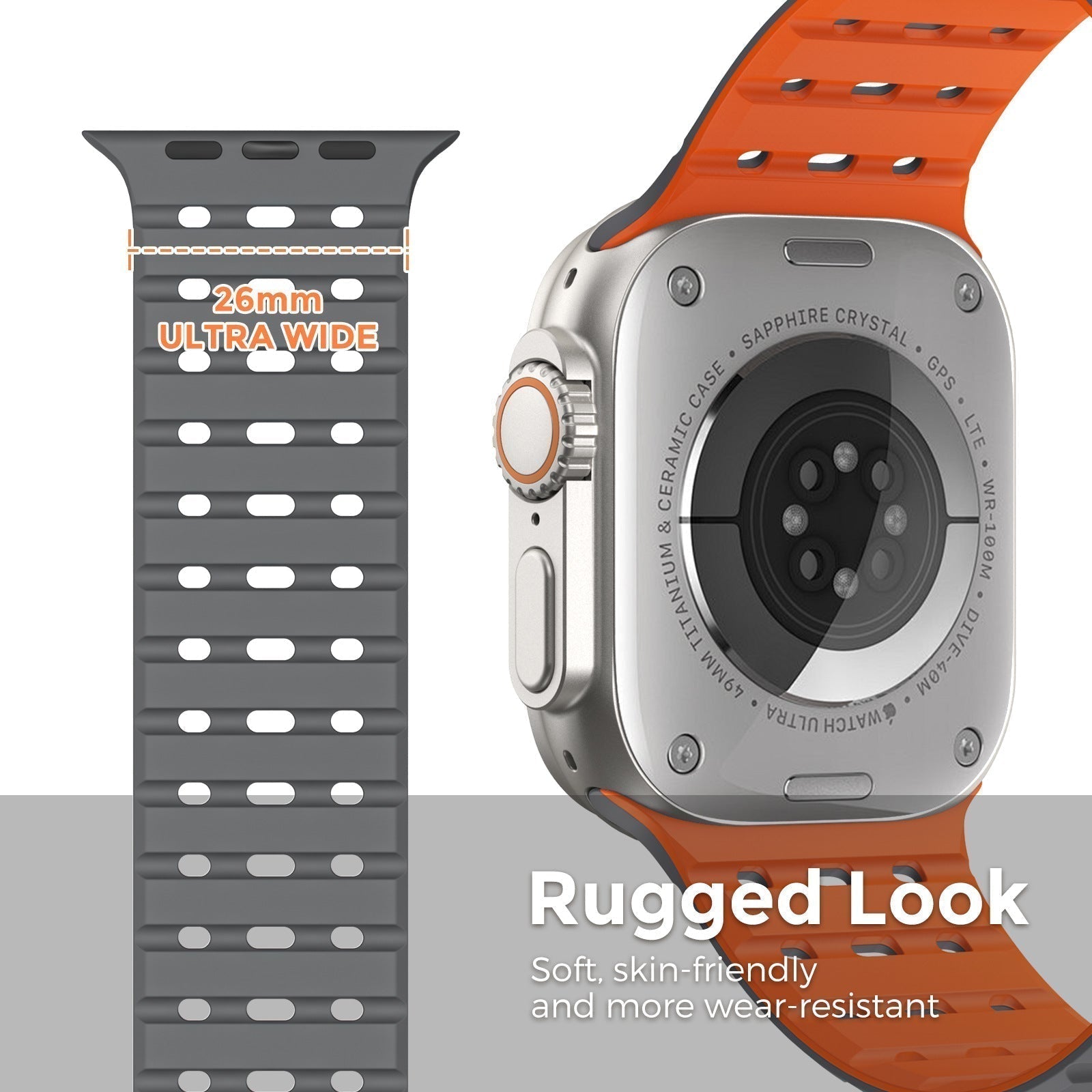 Averlo Magnetic Breathable Silicone Strap for Apple Watch | Lersk