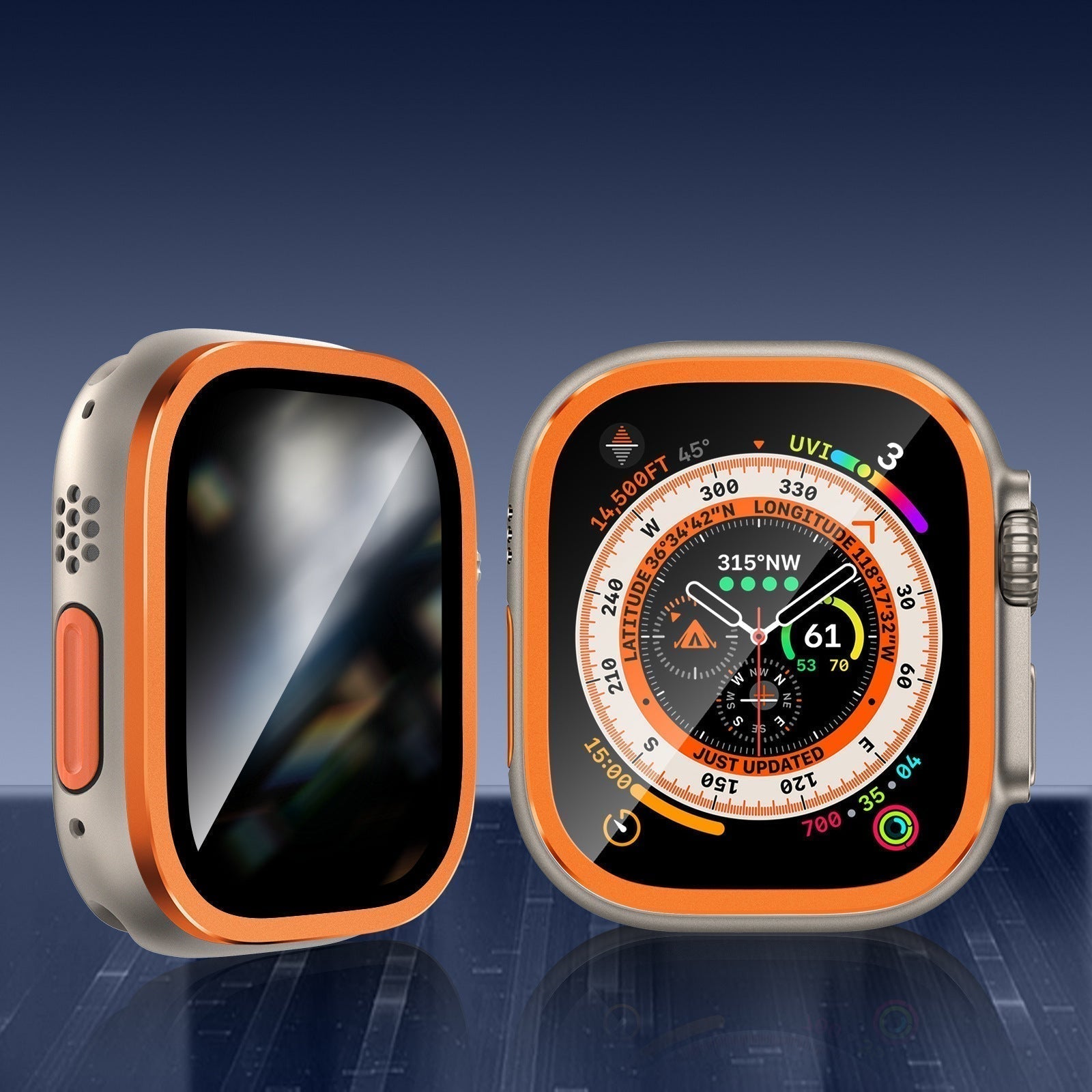 TitanaShield titanium beskyttelsesfilm til Apple Watch Ultra og Ultra 2 | Lersk