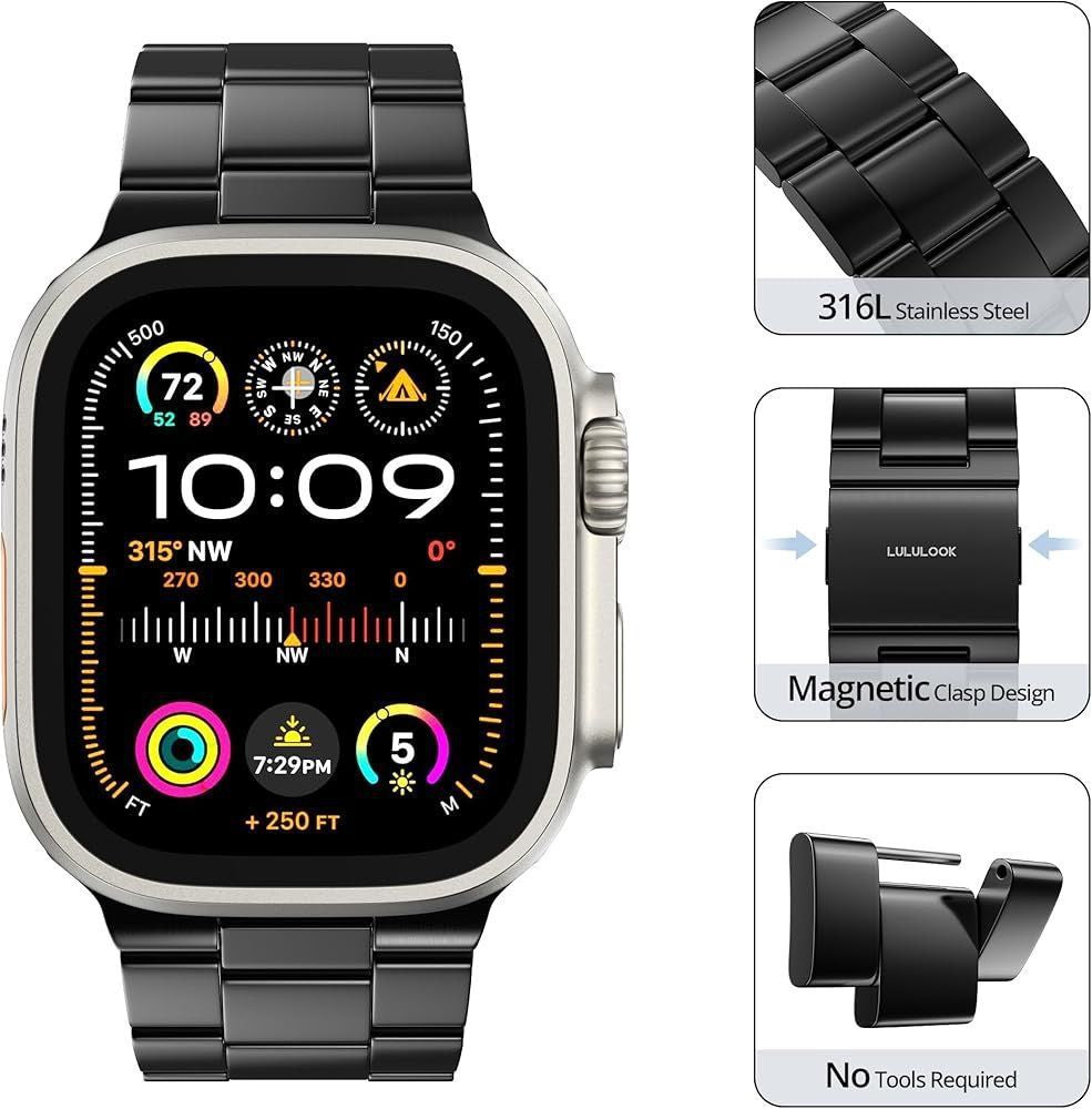 Kirrea Stainless Steel Watch Band Compatible With Apple Watch | Lersk