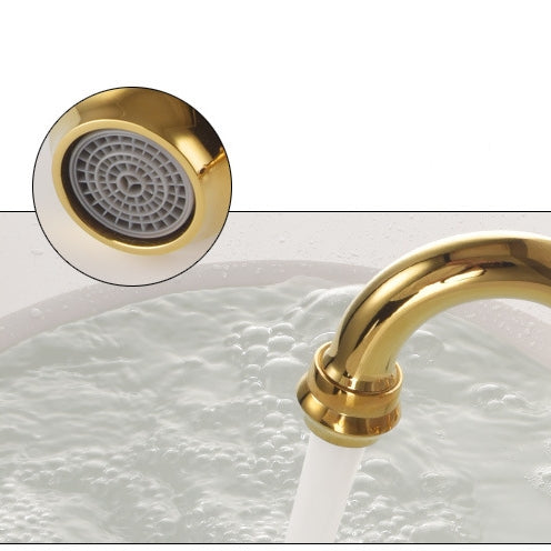 Marcelli Vintage Brass Double-Handle Bathroom Faucet for 3-Hole Sink | Lersk