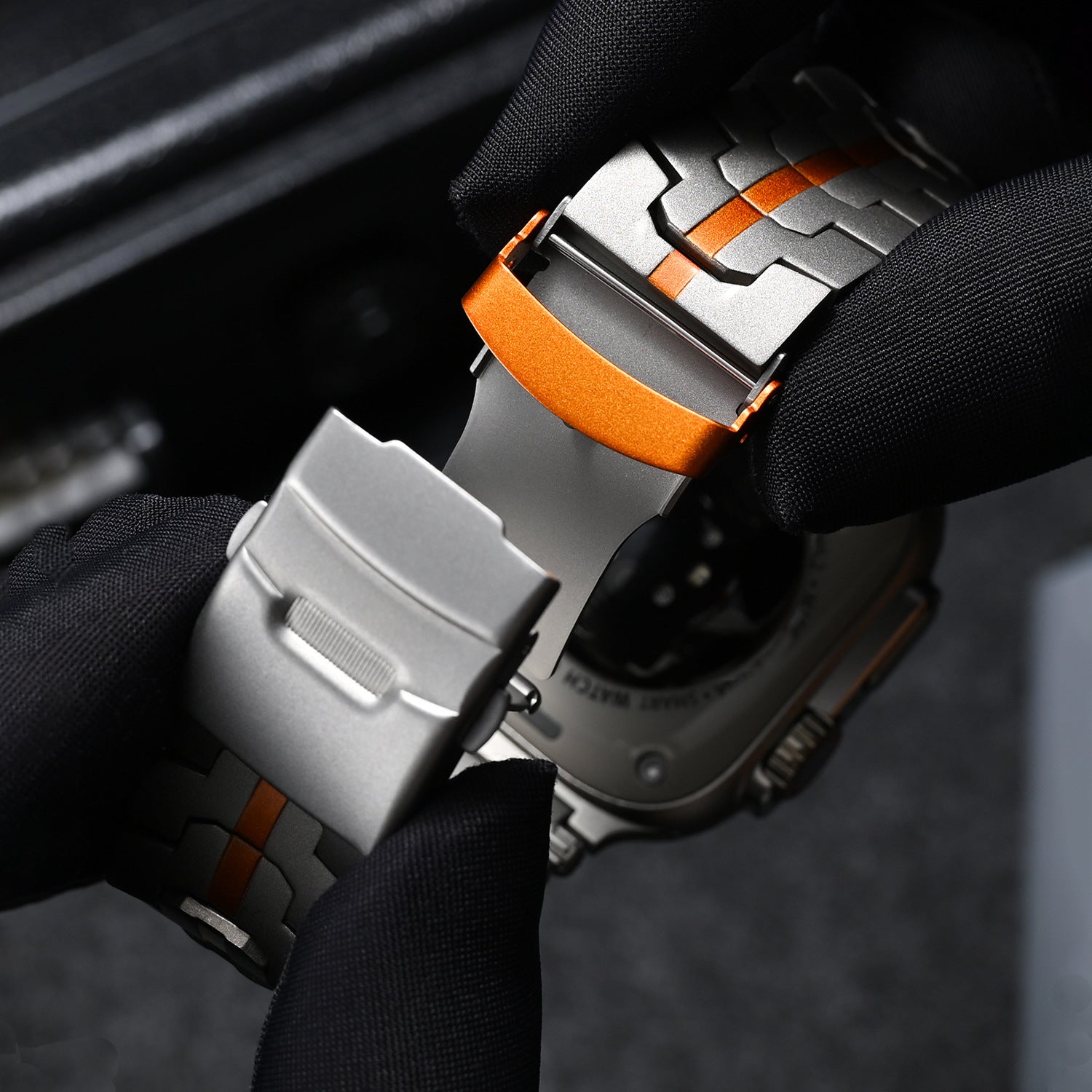 AurumForge | Metalrem Kompatibel Med Apple Watch | Lersk