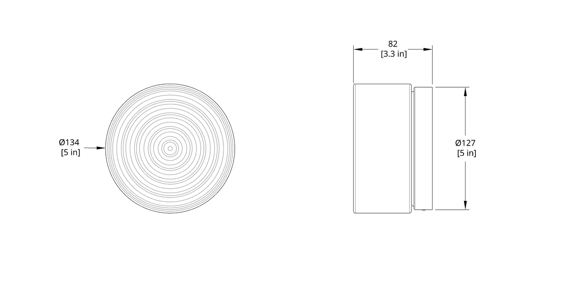 RippleGuard IP65 Tempered Glass Wall Light for Outdoors