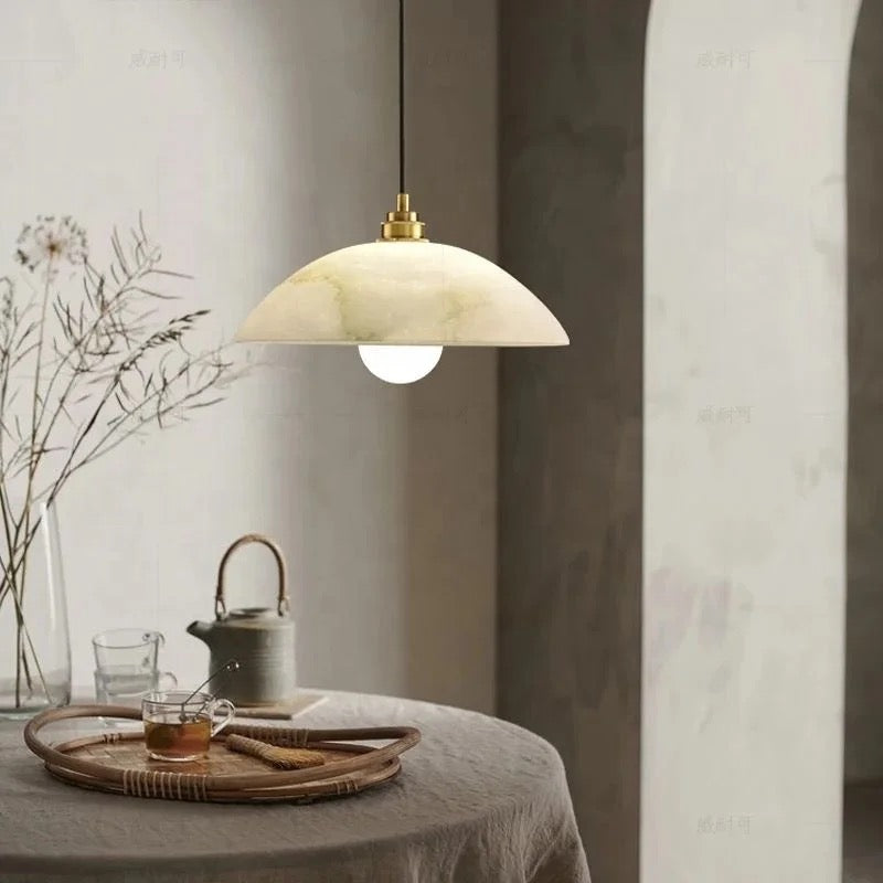 Elara | Alabaster & Marble Hanging Lamps | Lersk