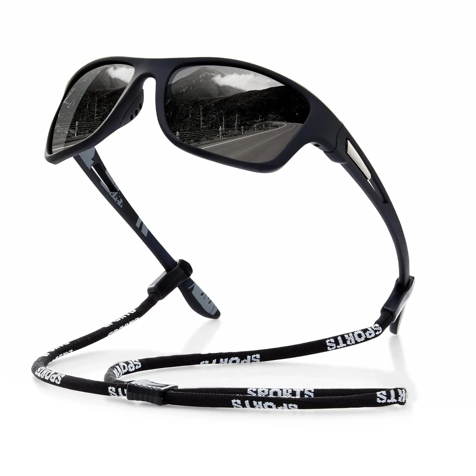 Occhiali da sole avvolgenti polarizzati UV400 da uomo per ciclismo e corsa | Lersk