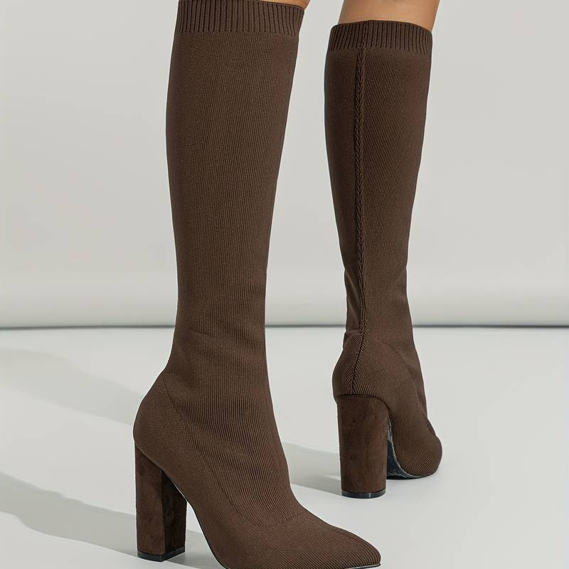NovaStride Comfort Sock Boots With Plush Heels For All Day | Lersk