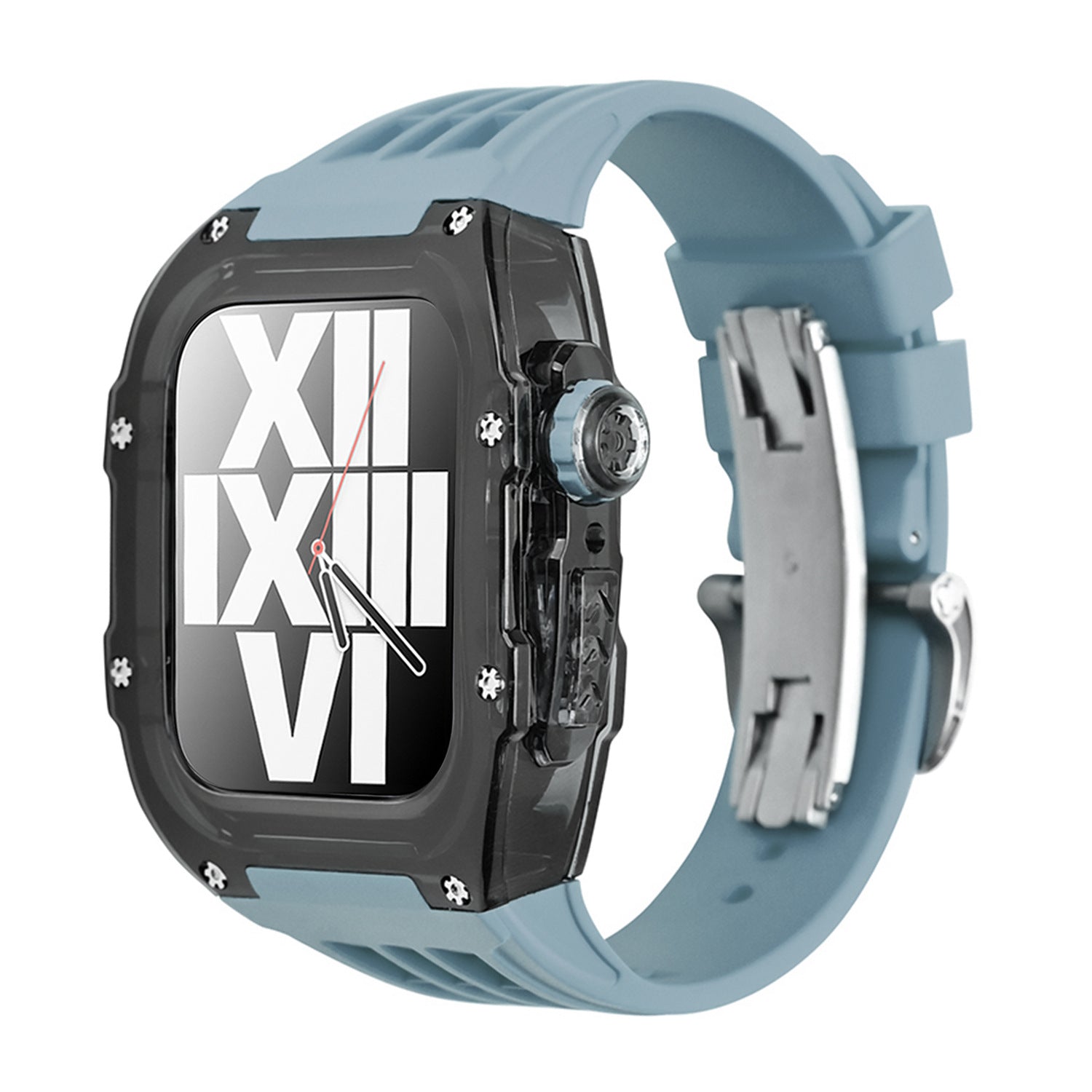 Kirrea V30 Glacier Series Fluoro Rubber Black Case and Band Mod Kit for Apple Watch | Lersk