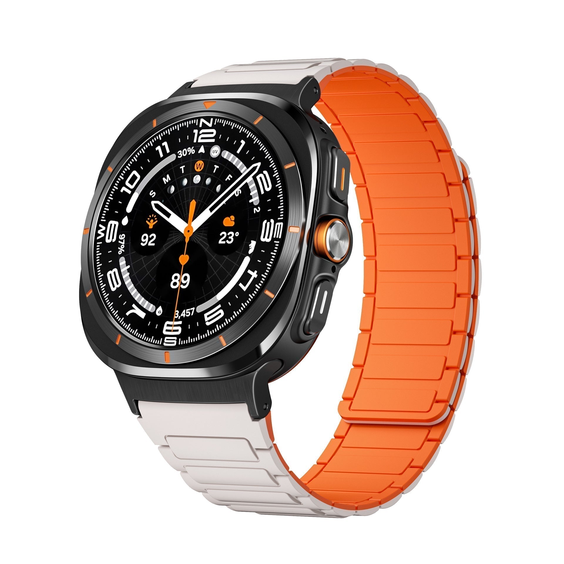 Pulseira Desportiva Magnética de Silicone Rivon para Samsung Watch 7 Ultra | Lersk