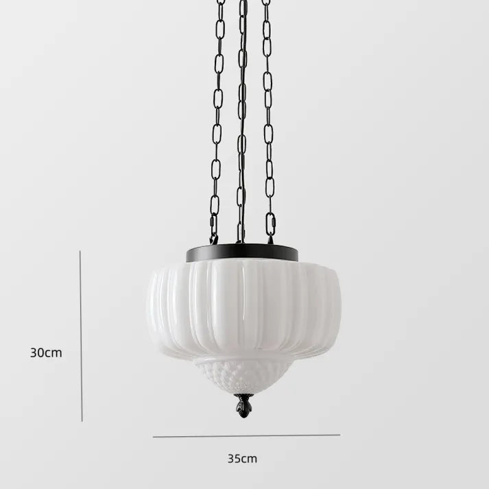 Modern white minimalist pendant light | Lersk
