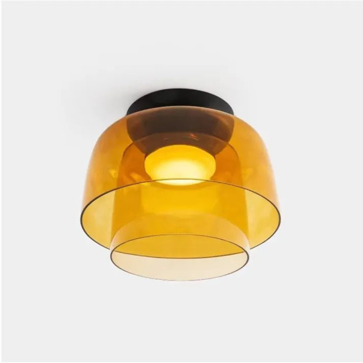 Lumenweave Nordic Ceiling Light With Handcrafted Glass Shade | Lersk