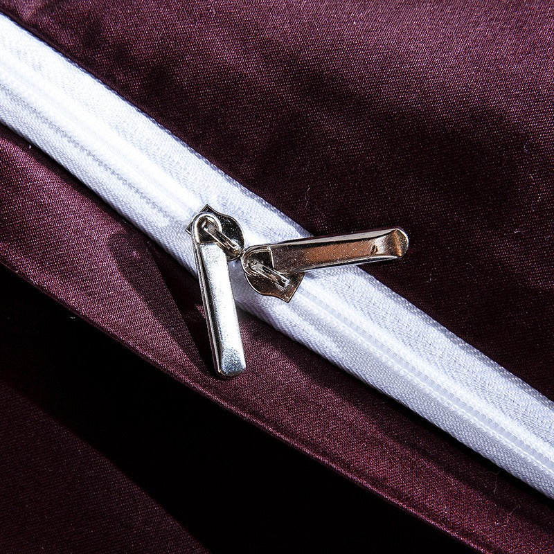 Aurelion Sangria Egyptian Cotton Luxury Bedding Set | Lersk