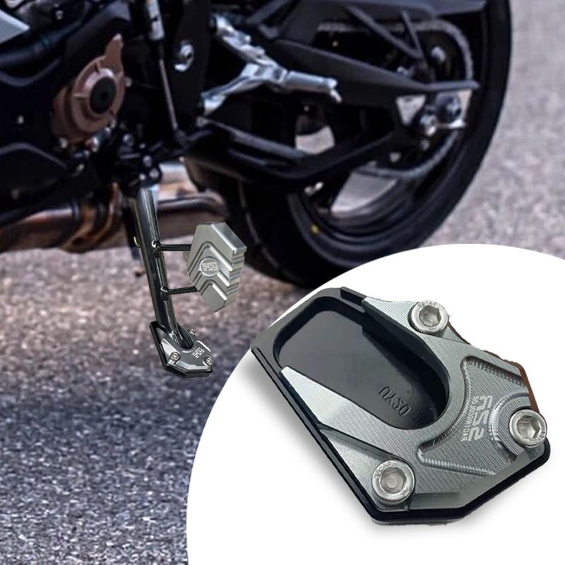 Motorrad-Ständerfuß Seitenständer-Verlängerungsplatte für zuverlässiges Parken auf verschiedenen Untergründen | Lersk