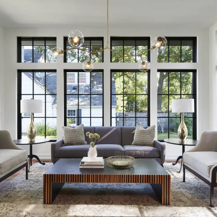 LustraNova Glass Bubble Pendant Light With Branching Arms Ambient Lighting | Lersk