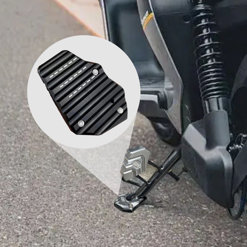 Motorrad-Ständerfuß Seitenständer-Verlängerungsplatte für zuverlässiges Parken auf verschiedenen Untergründen | Lersk